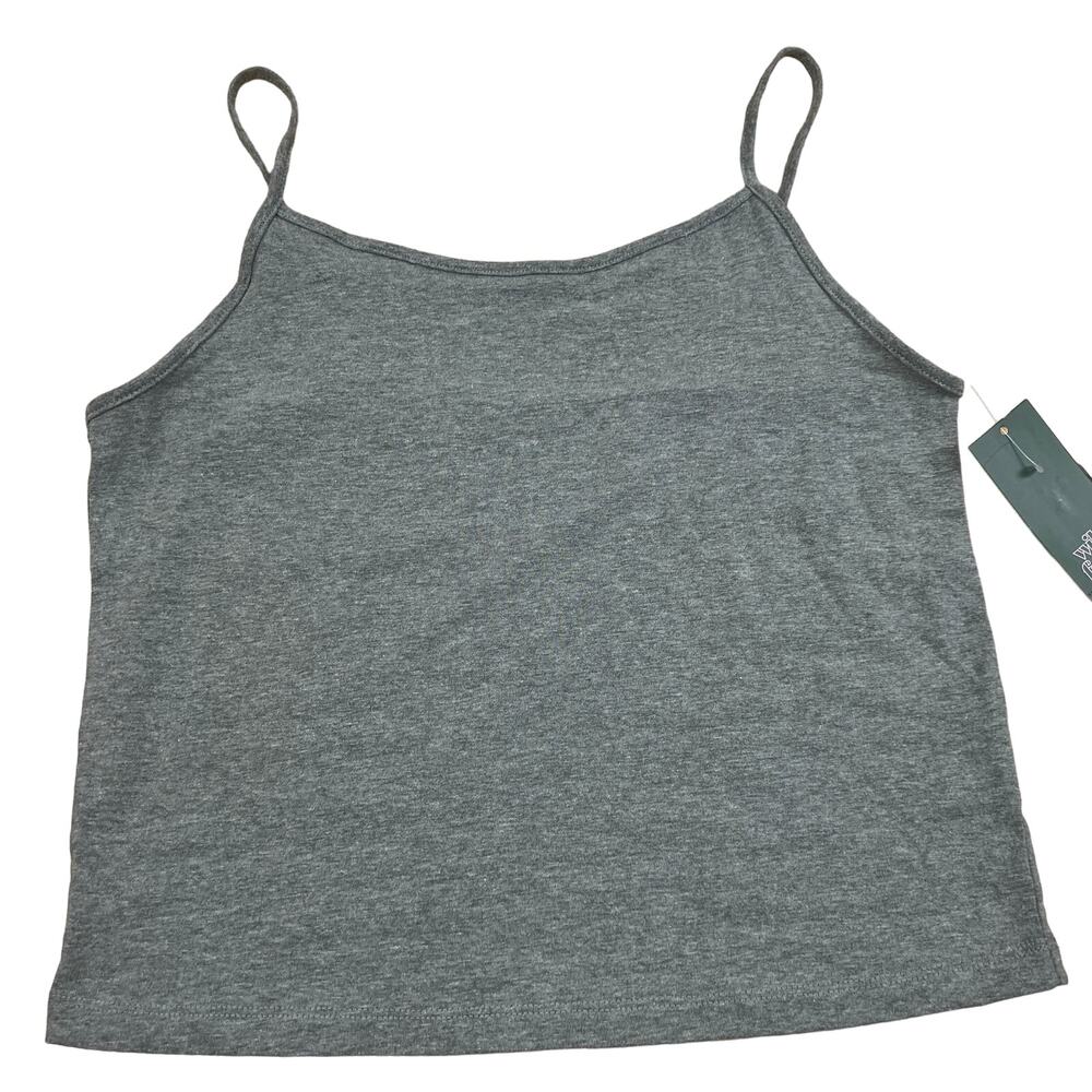 Wild Fable Women's Gray Slim Fit Cropped Cami Tank Top - Size XS - NWT